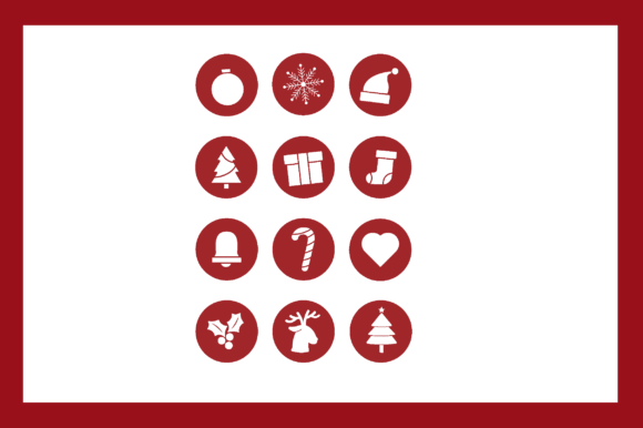 12 Christmas Decorations: Festive Illustrations for Branding