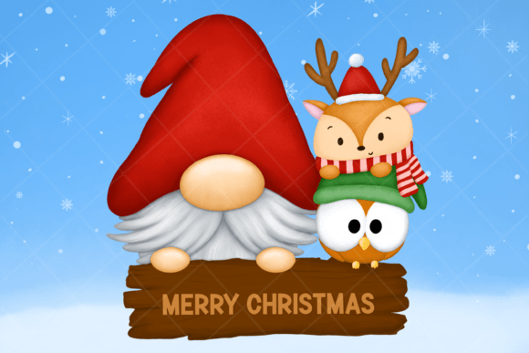 Christmas Gnome Clipart Sublimation: Illustrations Review