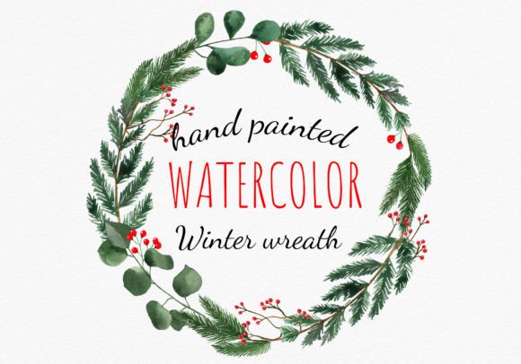 Christmas Greenery Wreath Clipart: Illustrations Review