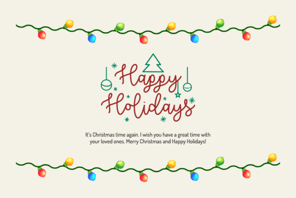 Christmas Greeting Card Graphic Art: Illustrations Review