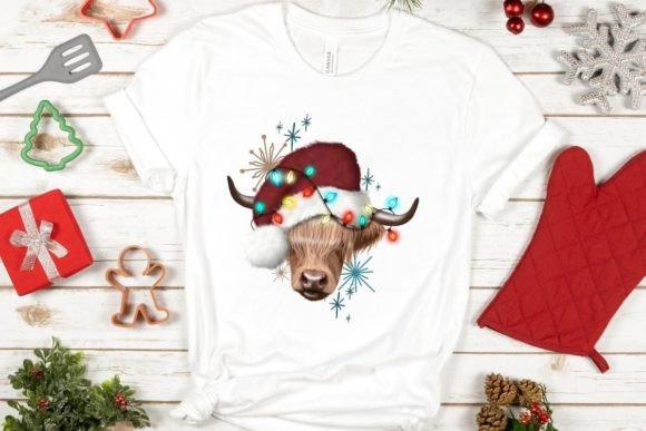 Christmas Yak Western PNG: Festive Illustrations