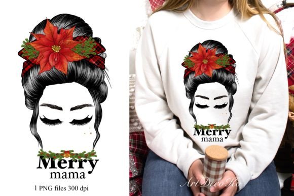 Merry Mama Christmas Illustrations Review