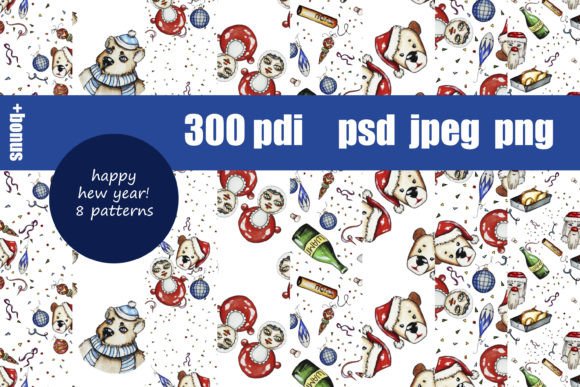 New Year Christmas Illustrations Review