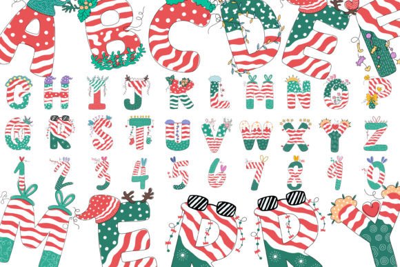 Review: Christmas Alphabet SVG Clipart for Embroidery