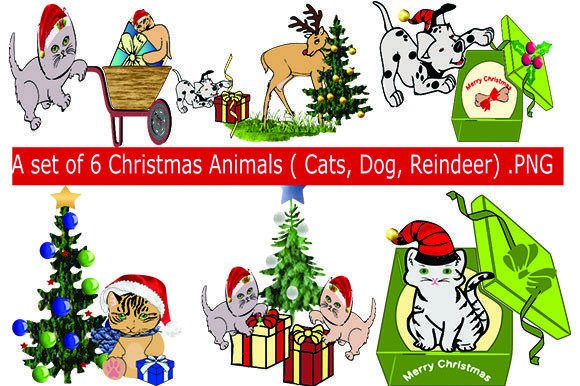 Reviewing A Set of 6 Christmas Animals for Holiday Embroidery