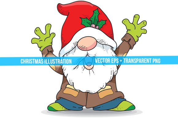 Reviewing the Christmas Gnome Happy Illustration for Stitch