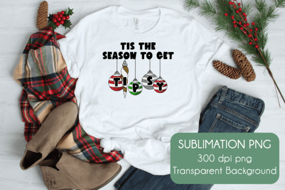 Tis the Season Christmas PNG: Festive Illustrations